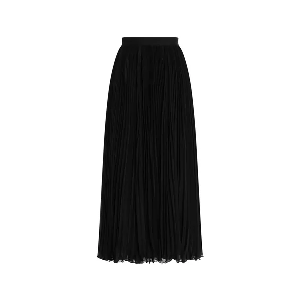 Dolce & Gabbana Long pleated chiffon skirt
