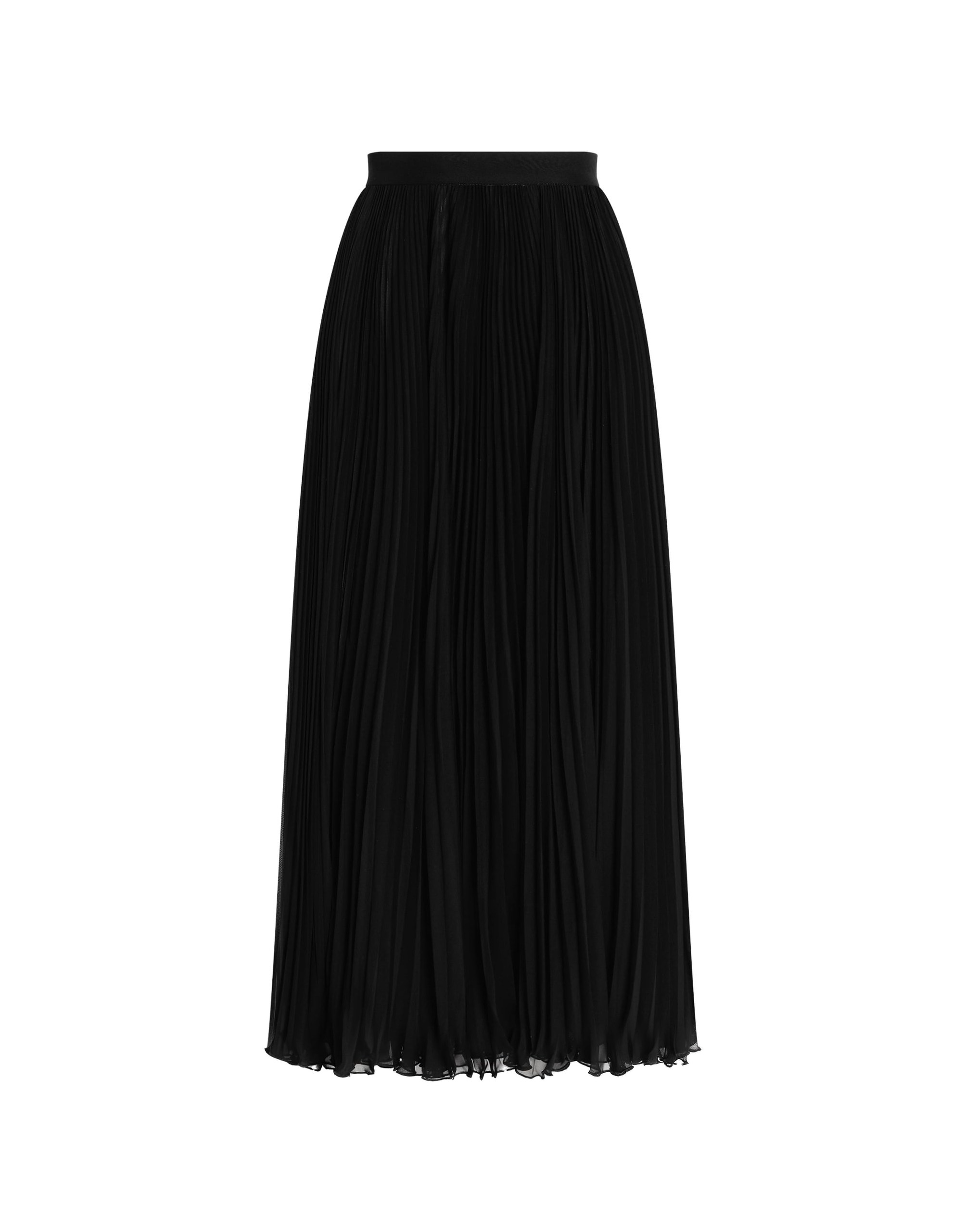 Dolce & Gabbana Long pleated chiffon skirt