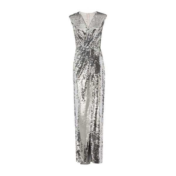 Dolce & Gabbana Long sequined dress with draping