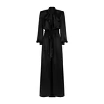 Dolce & Gabbana Long silk satin dress with front slit