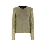 Dolce & Gabbana Long-sleeved top in crystal mesh