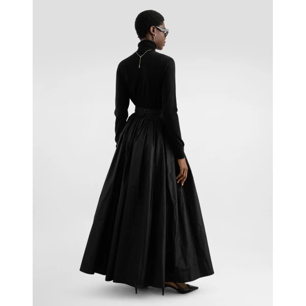Dolce & Gabbana Long taffeta circle skirt, view 3
