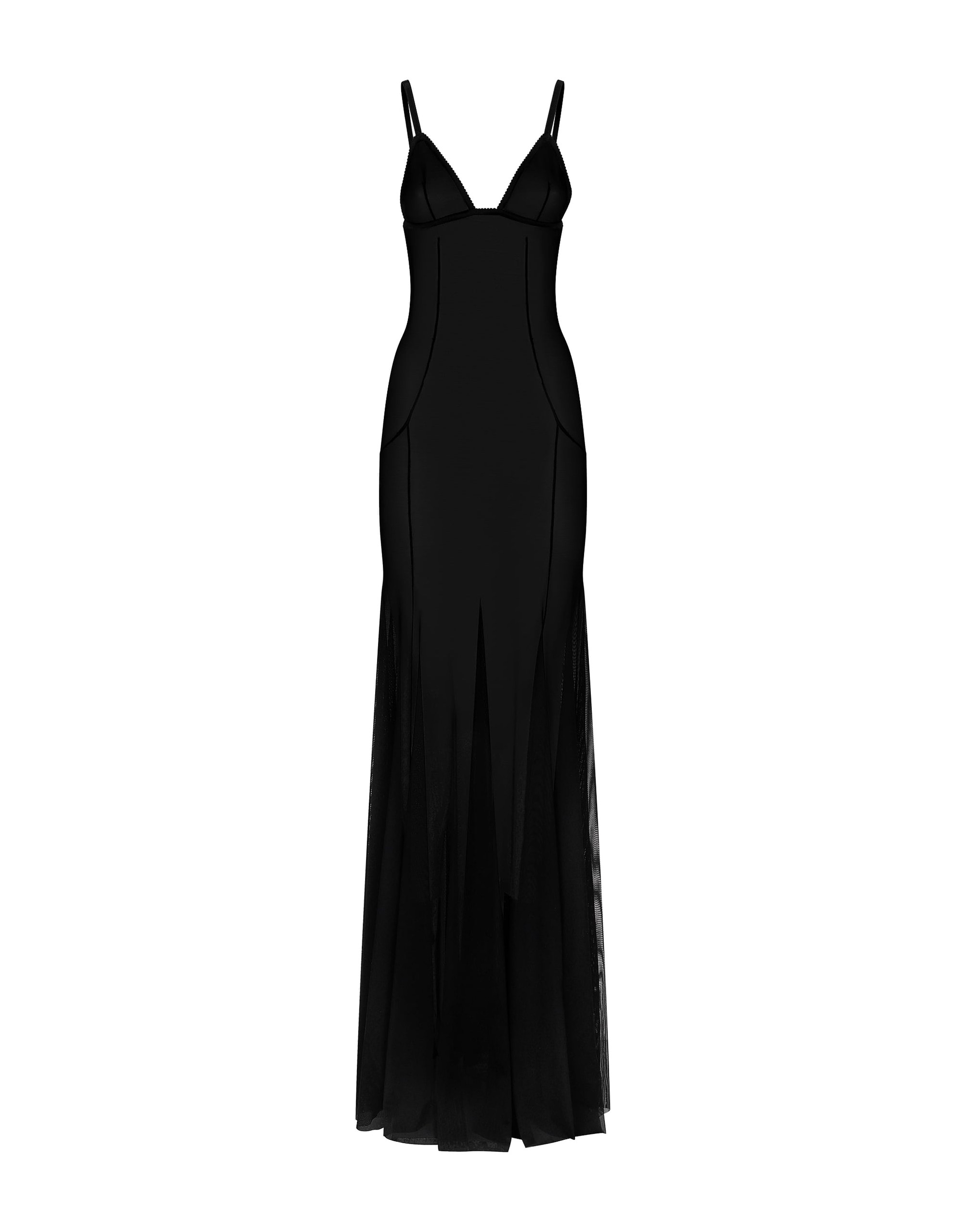 Dolce & Gabbana Long tulle slip dress