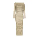 Dolce & Gabbana Lurex mesh calf-length dress