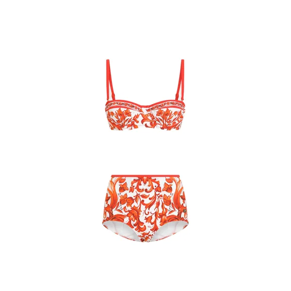 Dolce & Gabbana Majolica-print bikini