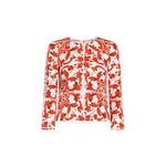 Dolce & Gabbana Majolica-print charmeuse fitted top