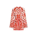 Dolce & Gabbana Majolica-print charmeuse shirt