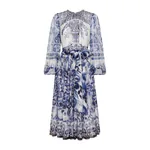 Dolce & Gabbana Majolica print chiffon midi dress