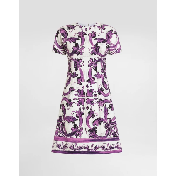 Dolce & Gabbana Majolica-print dress