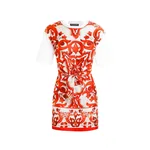 Dolce & Gabbana Majolica-print jersey minidress Dress