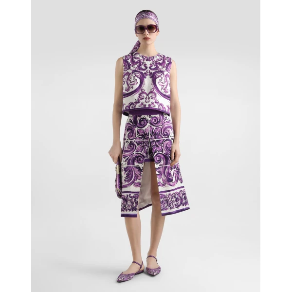 Dolce & Gabbana Majolica-print mat top, view 2