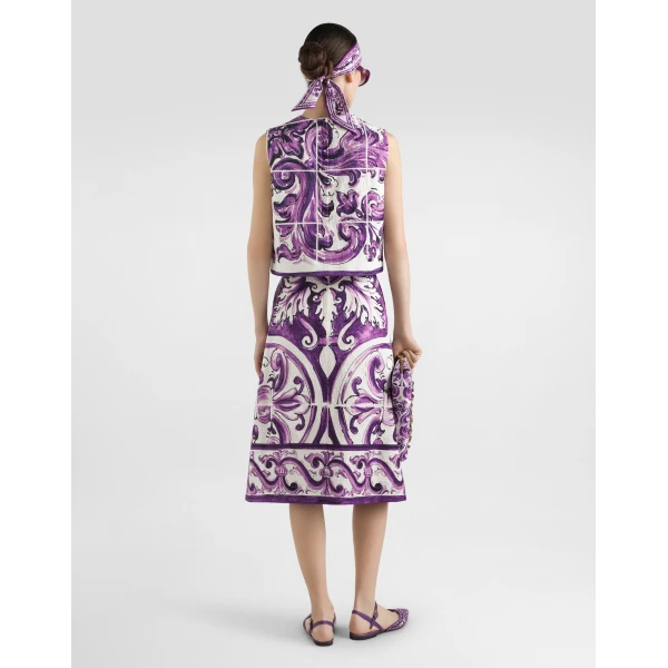 Dolce & Gabbana Majolica-print mat top, view 3