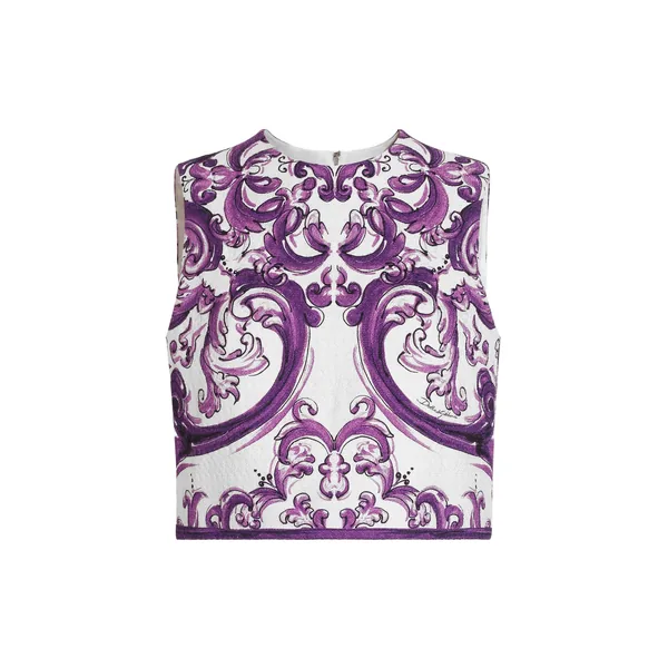 Dolce & Gabbana Majolica-print mat top