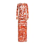 Dolce & Gabbana Majolica-print organzine long dress