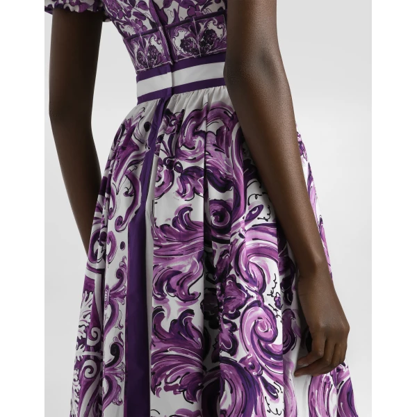 Dolce & Gabbana Majolica-print pleated skirt, view 5