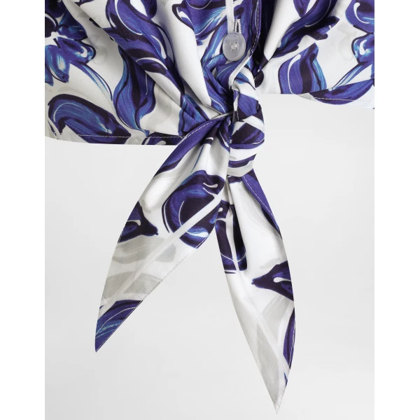 Dolce & Gabbana Majolica-print poplin shirt, view 4