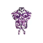 Dolce & Gabbana Majolica-print poplin shirt