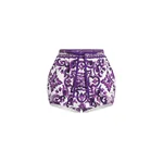 Dolce & Gabbana Majolica-print poplin shorts
