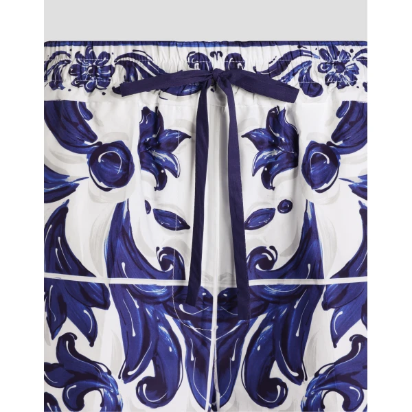 Dolce & Gabbana Majolica-print poplin shorts, view 6