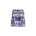 Dolce & Gabbana Majolica-print poplin shorts