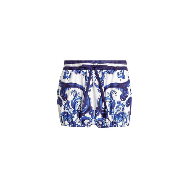 Dolce & Gabbana Majolica-print poplin shorts