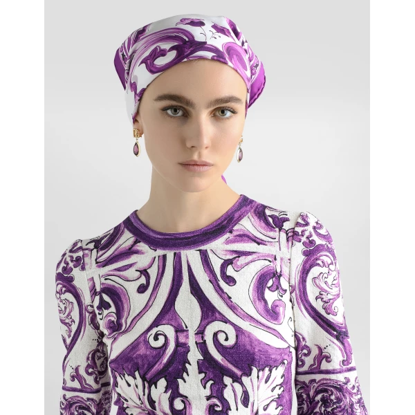 Dolce & Gabbana Majolica-print short dress, view 4