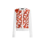 Dolce & Gabbana Majolica-print silk and twill cardigan