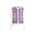 Dolce & Gabbana Majolica-print silk cardigan