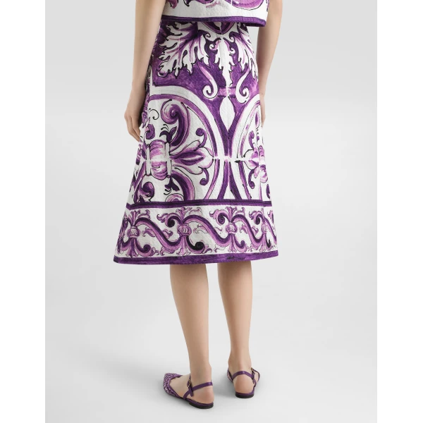 Dolce & Gabbana Majolica-print skirt, view 4