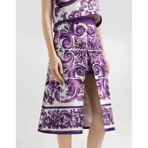 Dolce & Gabbana Majolica-print skirt, view 5