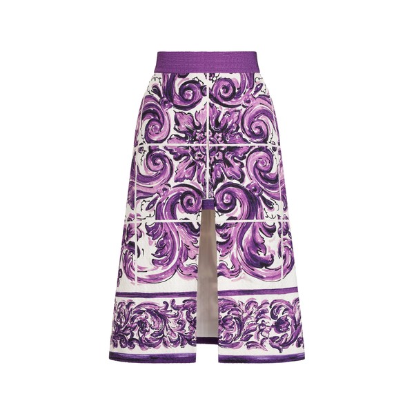 Dolce & Gabbana Majolica-print skirt