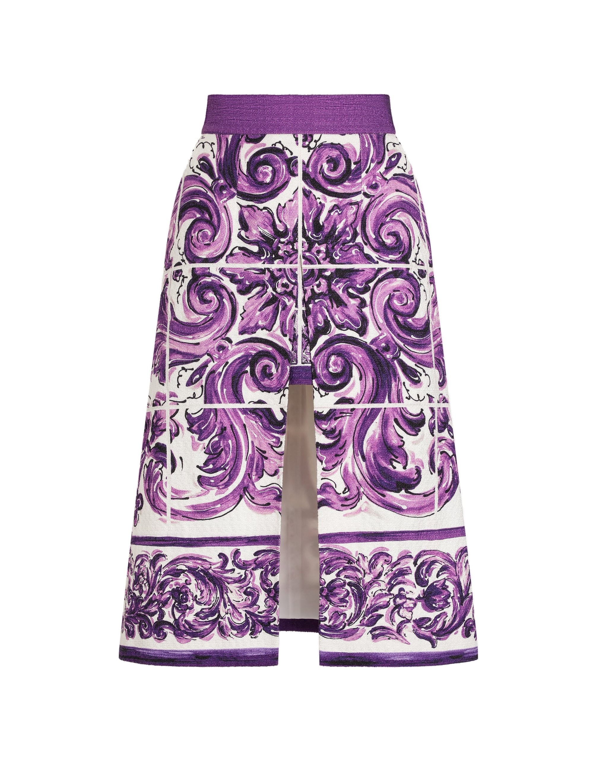 Dolce & Gabbana Majolica-print skirt