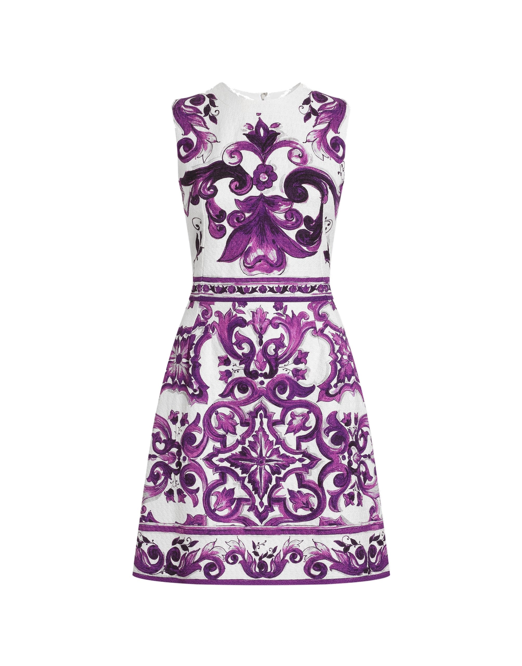 Dolce & Gabbana Majolica-print sleeveless dress