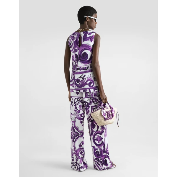 Dolce & Gabbana Majolica-print top, view 3