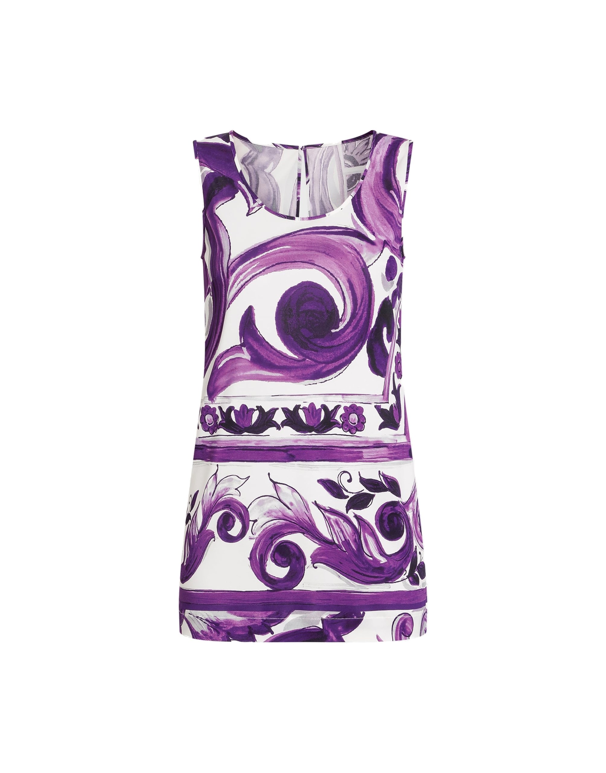 Dolce & Gabbana Majolica-print top