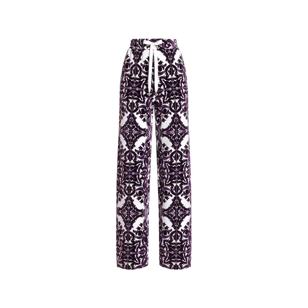 Dolce & Gabbana Majolica-print trousers