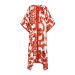 Dolce & Gabbana Majolica-print twill kaftan dress