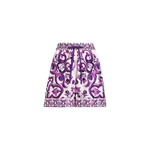 Dolce & Gabbana Majolica-print twill shorts