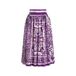 Dolce & Gabbana Majolica-print twill skirt