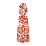Dolce & Gabbana Majolica-print viscose organzine long dress