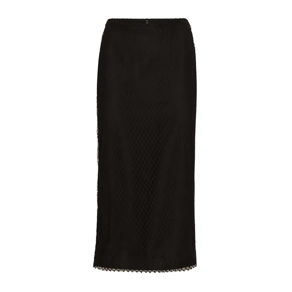 Dolce & Gabbana Mesh calf-length pencil skirt