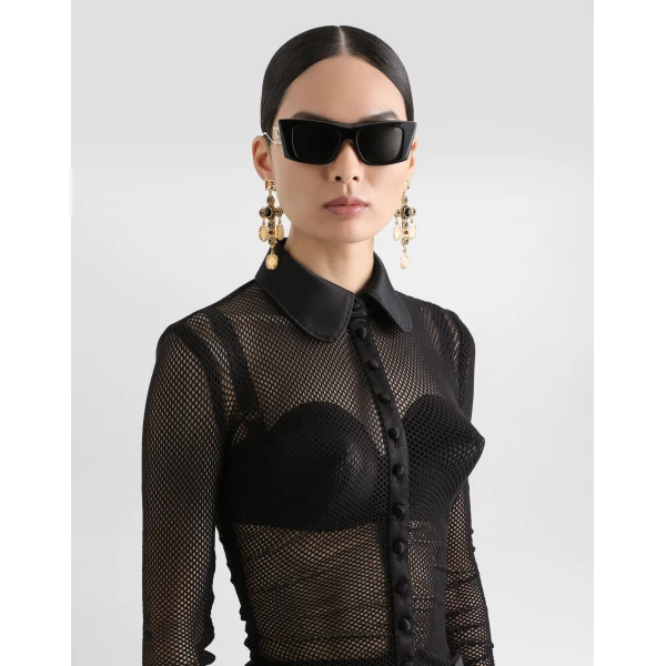 Dolce & Gabbana Mesh shirt jacket, view 4