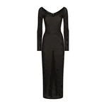 Dolce & Gabbana Mesh-stitch sheath dress with jacquard DG logo