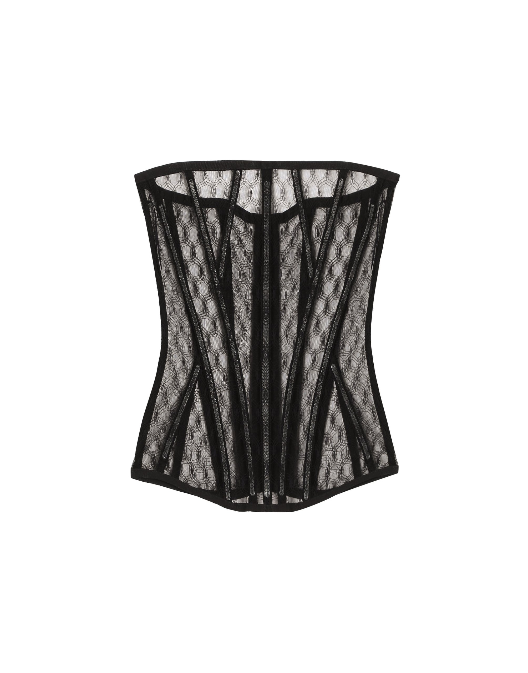 Dolce & Gabbana Mesh tulle corset