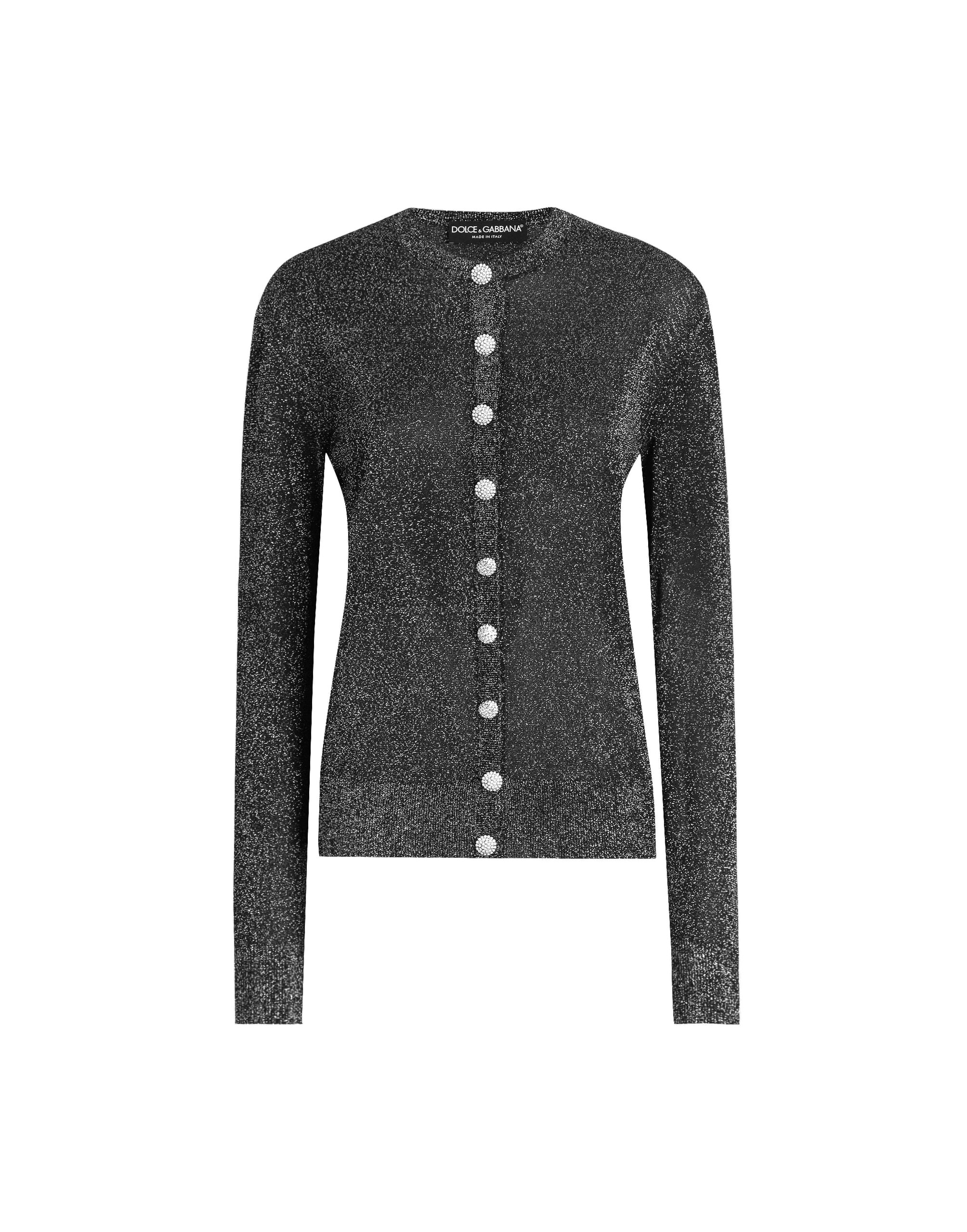 Dolce & Gabbana Metallic viscose cardigan