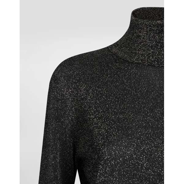 Dolce & Gabbana Metallic viscose pullover Knit, view 4