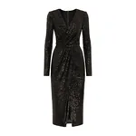 Dolce & Gabbana Micro-sequined calf-length dress