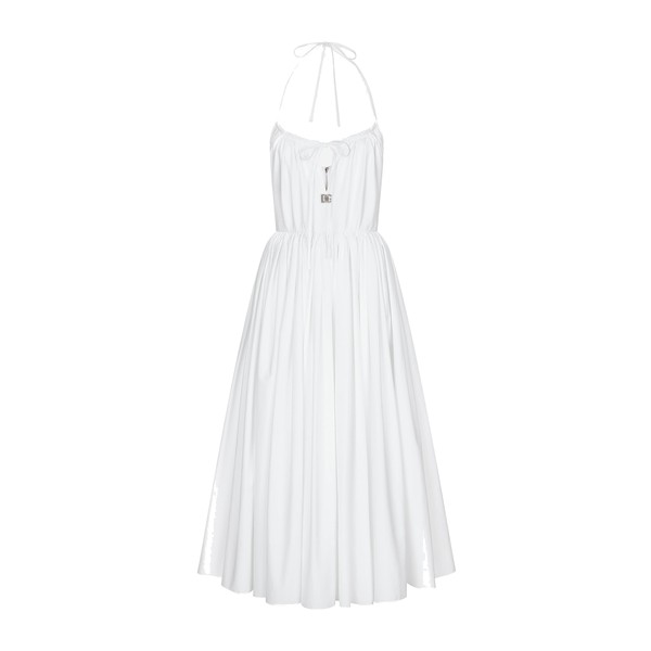 Dolce & Gabbana Midi cotton dress with circle skirt