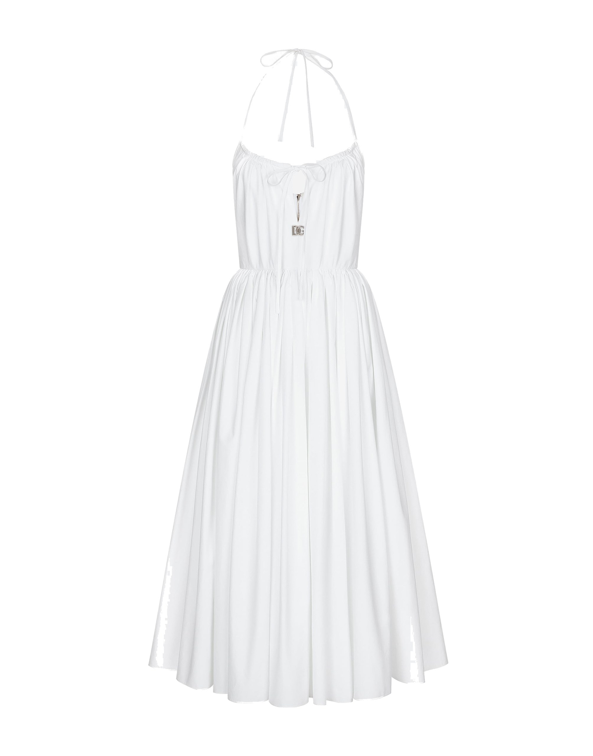 Dolce & Gabbana Midi cotton dress with circle skirt