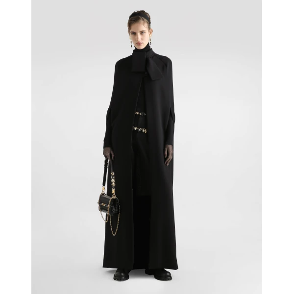 Dolce & Gabbana Midi skirt in double wool crêpe, view 4